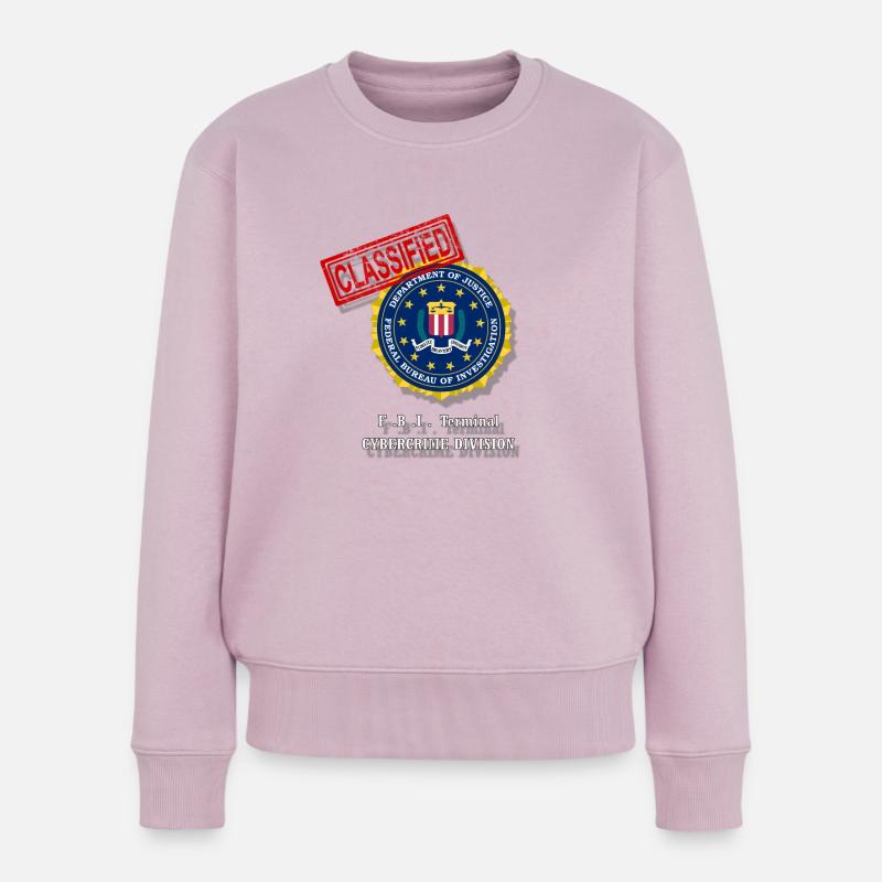 FBI - Frauen Premium Bio Pullover - Altrosa