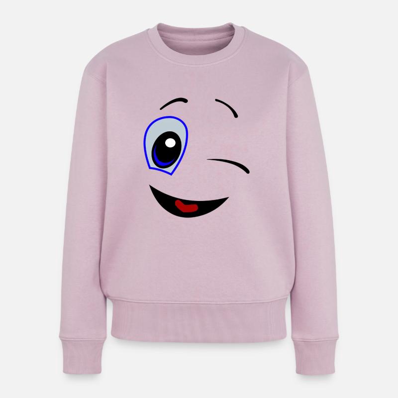 Clin D'œil - Pull Premium bio Femme - rose poudré