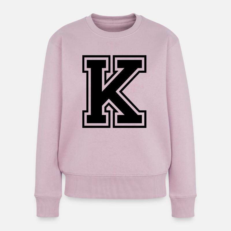 k - Frauen Premium Bio Pullover - Altrosa