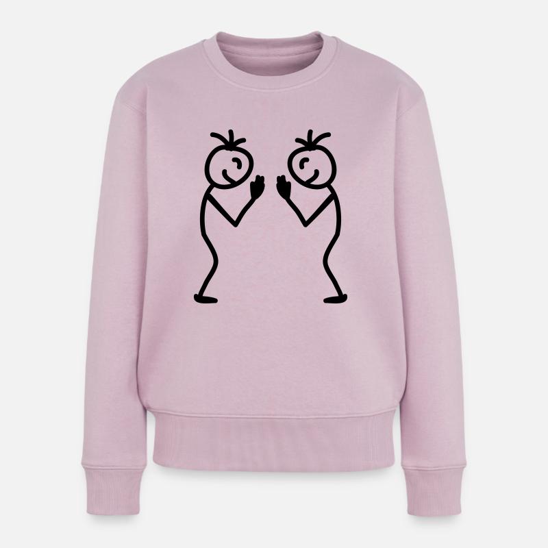 Namasté - Frauen Premium Bio Pullover - Altrosa