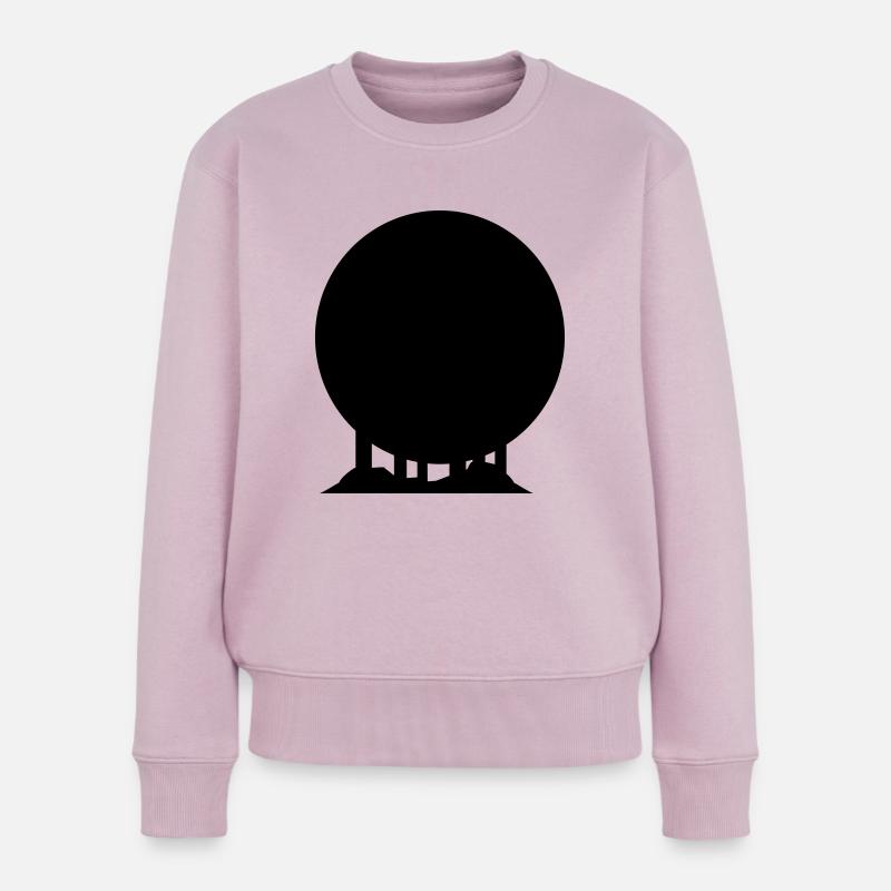 japan_gate_02 - Frauen Premium Bio Pullover - Altrosa
