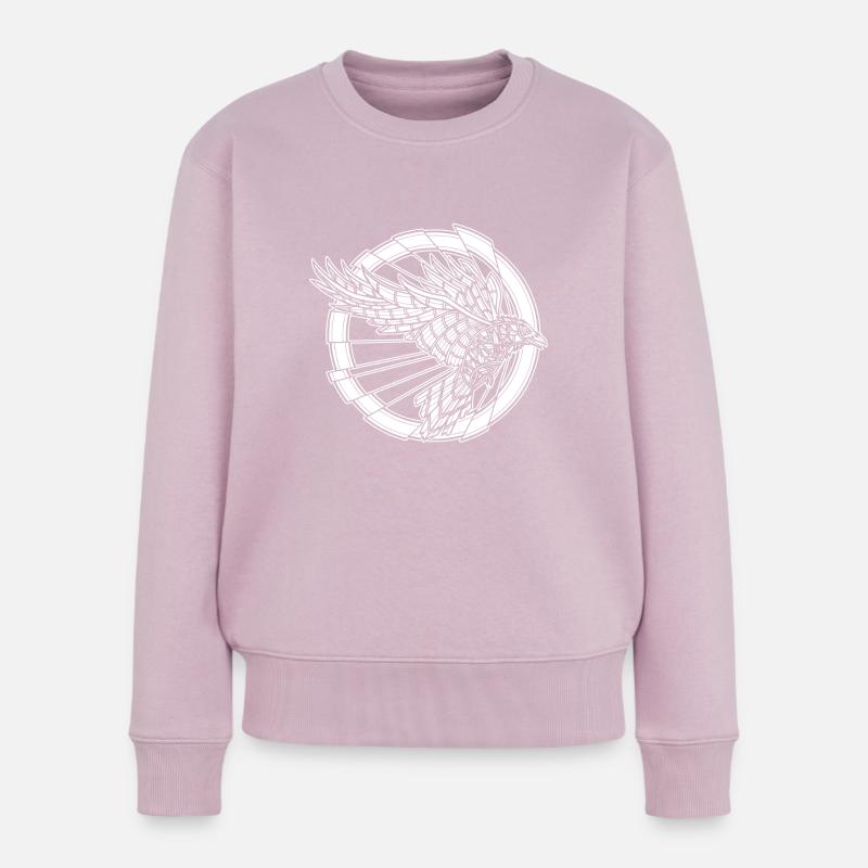 Do not hurt the Raven - Women's Premium Organic Jumper - dusky pink