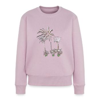 Feuerwerk - Frauen Premium Bio Pullover - Altrosa - Vorne - Julia (174cm)