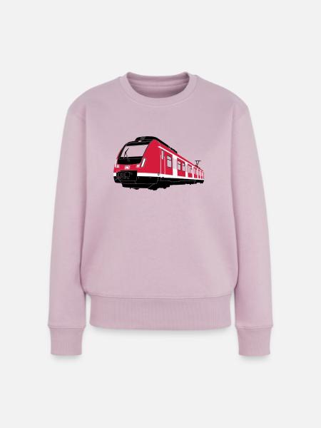 S-Bahn - Frauen Premium Bio Pullover - Altrosa