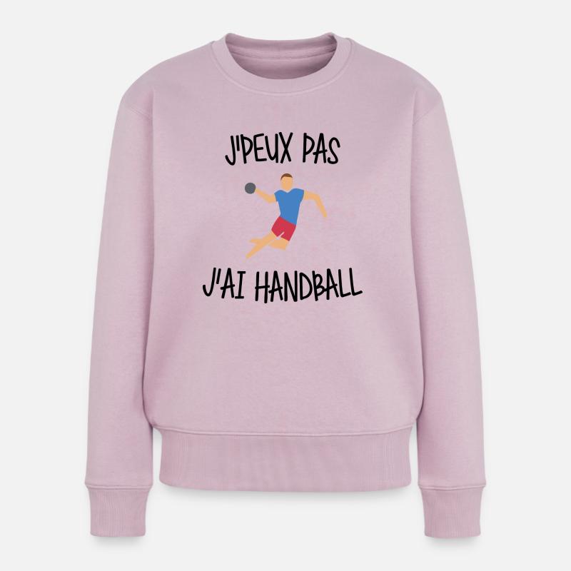 J'peux pas j'ai handball - Pull Premium bio Femme - rose poudré