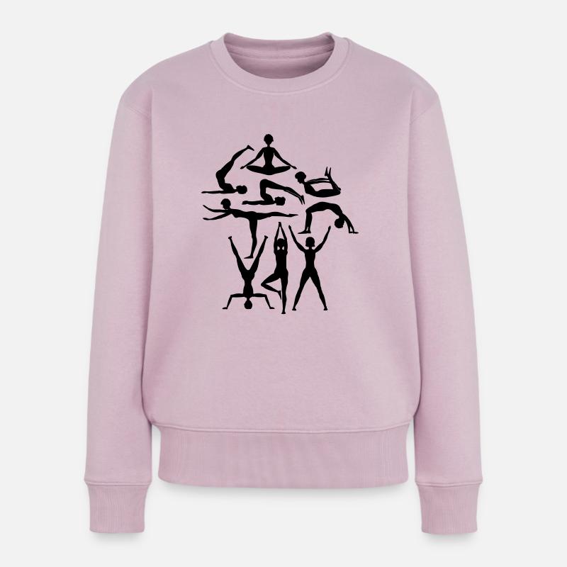 Gymnastik - Frauen Premium Bio Pullover - Altrosa