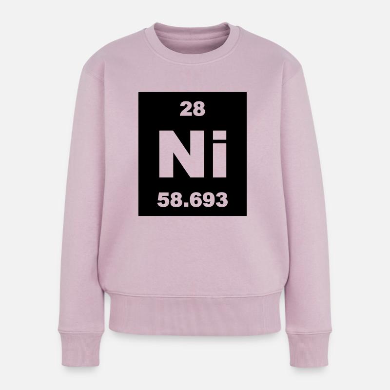 Element 28 - ni (nickel) - Short-inv - Pull Premium bio Femme - rose poudré