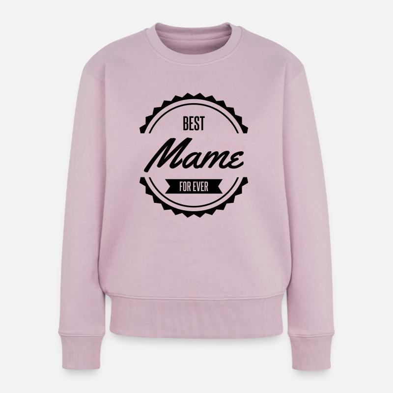 best mame - Frauen Premium Bio Pullover - Altrosa