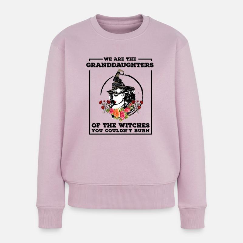 Hexentochter - Frauen Premium Bio Pullover - Altrosa