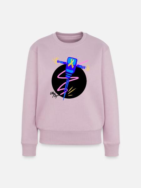 Nein, ich bin nicht verrückt, es ist meine Endometriose - Frauen Premium Bio Pullover - Altrosa