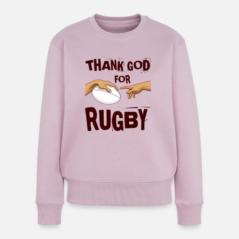 Rugby - Frauen Premium Bio Pullover - Altrosa