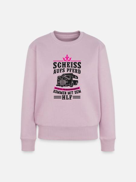 Feuerwehrfrau - Frauen Premium Bio Pullover - Altrosa