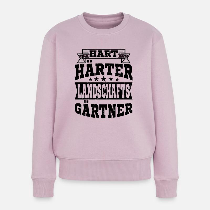 Landschaftsgärtner Gärtner - Frauen Premium Bio Pullover - Altrosa