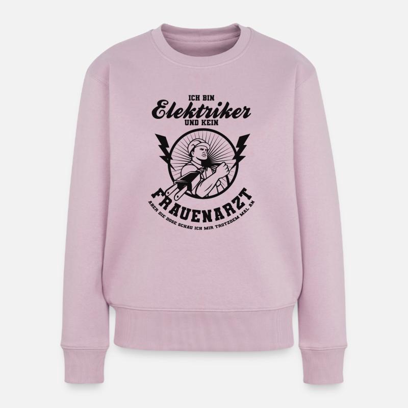 Elektriker - Frauen Premium Bio Pullover - Altrosa
