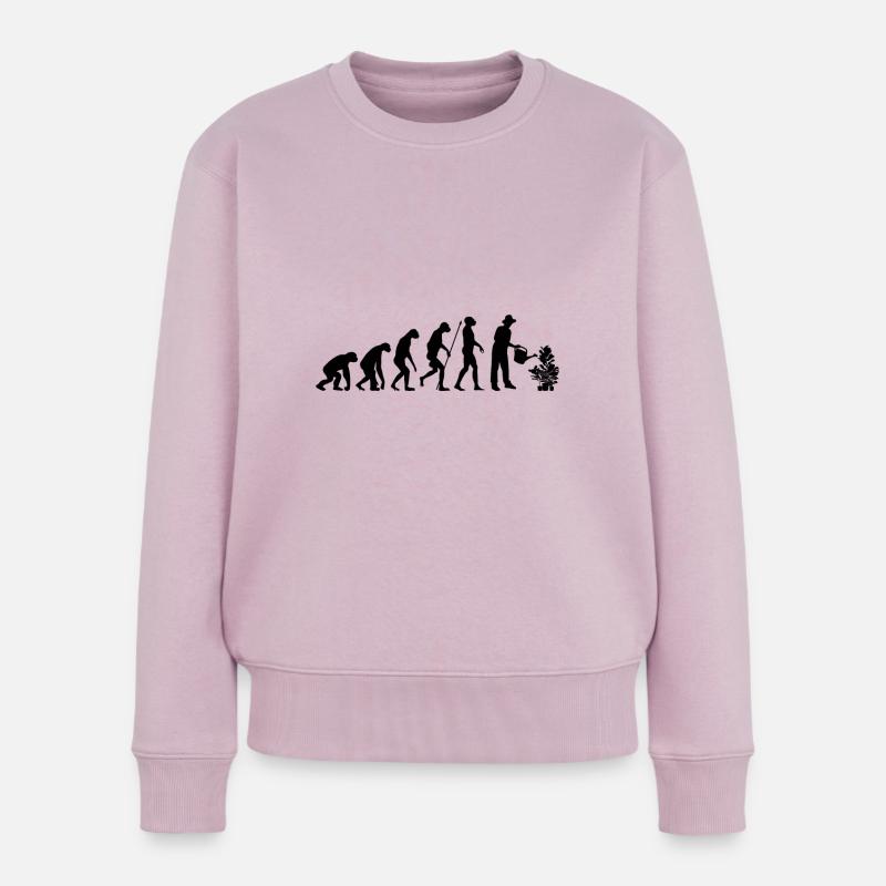 Jardinier évolution - Pull Premium bio Femme - rose poudré