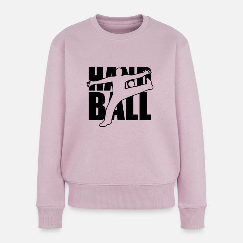 Handball Torwart - Frauen Premium Bio Pullover - Altrosa