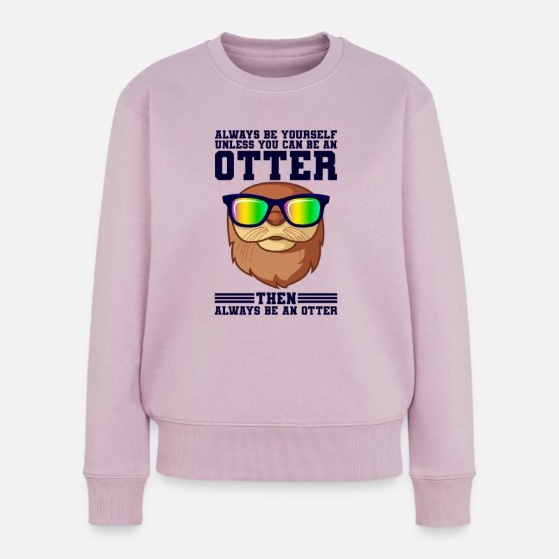 Otter Sonnenbrille - Frauen Premium Bio Pullover - Altrosa