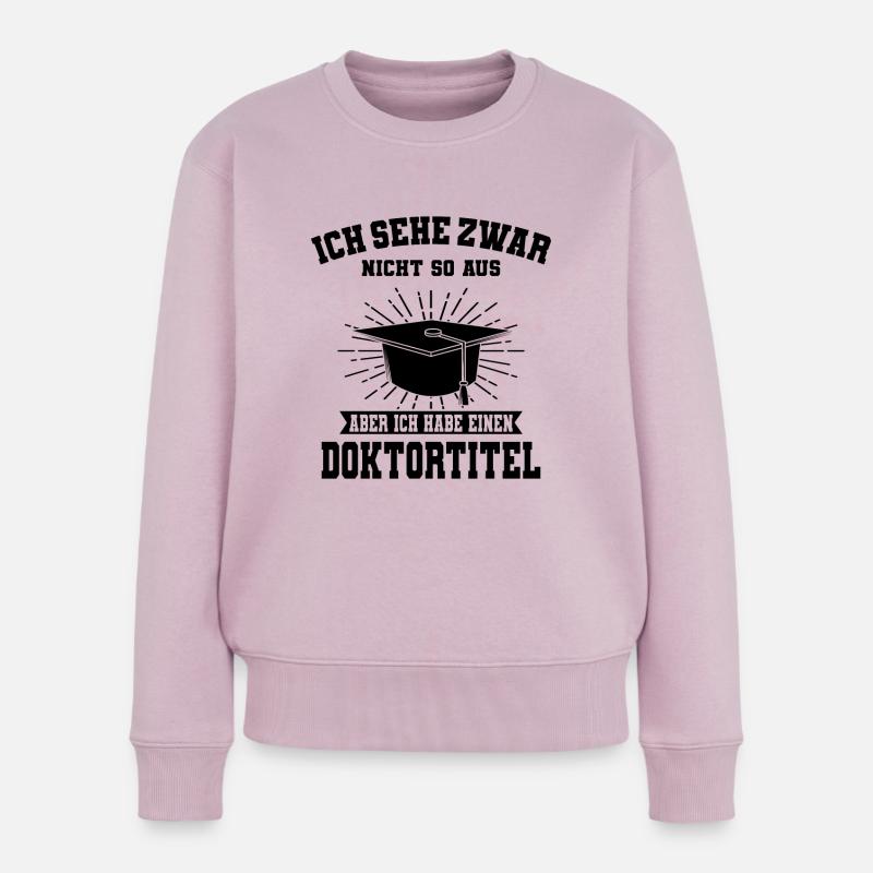 Doktortitel - Frauen Premium Bio Pullover - Altrosa