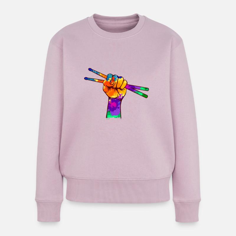 Batteur - Pull Premium bio Femme - rose poudré