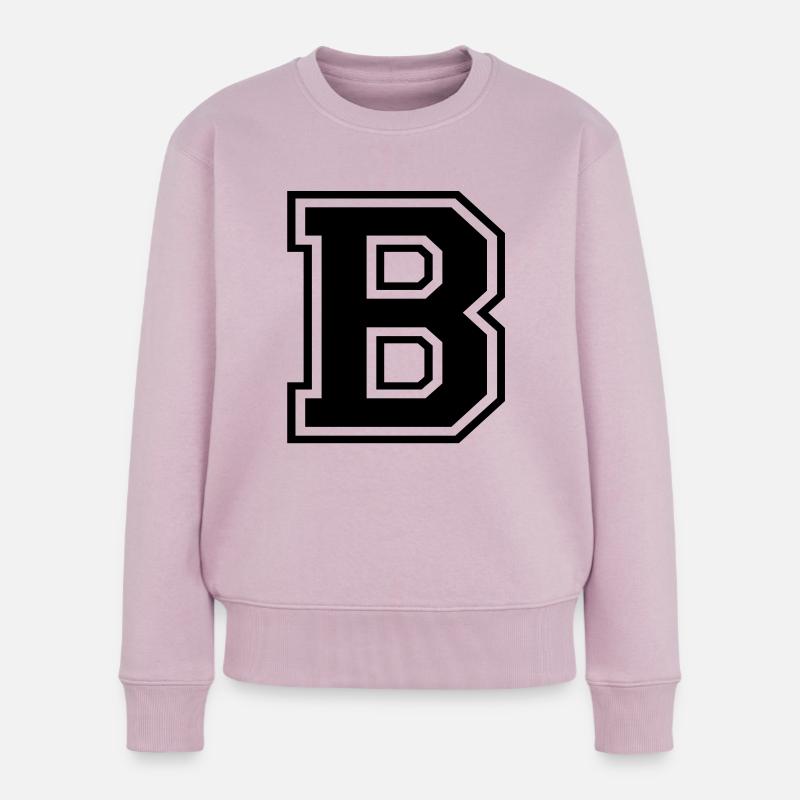 b - Frauen Premium Bio Pullover - Altrosa
