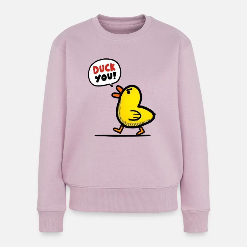 Canardez-vous - Pull Premium bio Femme - rose poudré