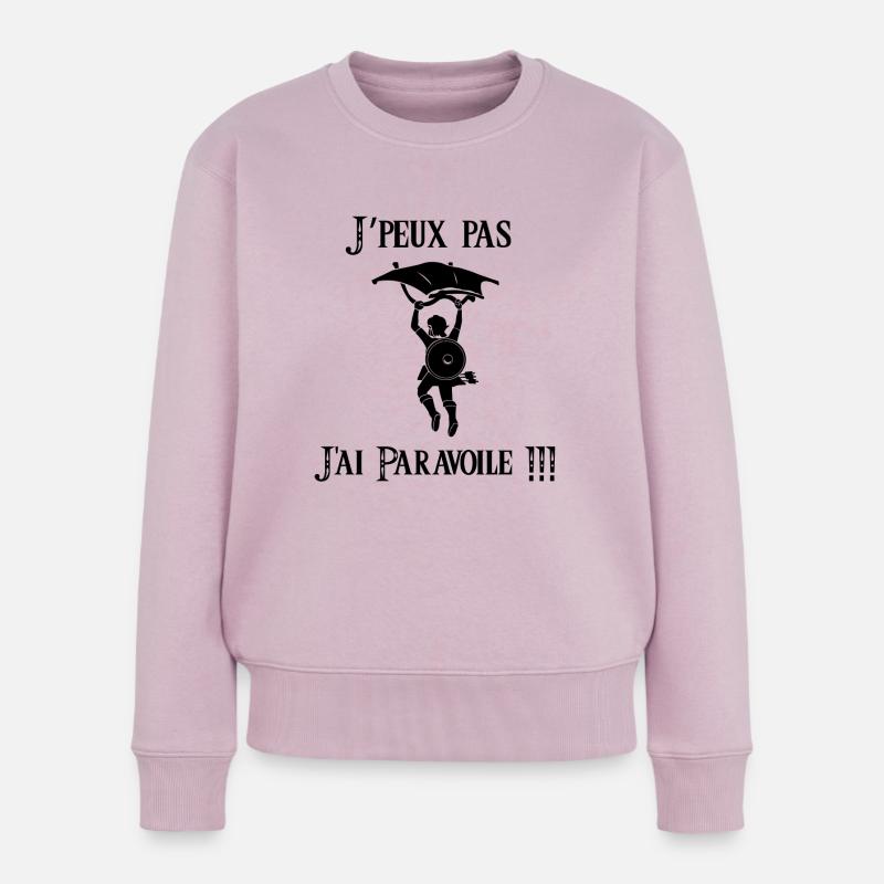 Link Triforce Parasailing - Frauen Premium Bio Pullover - Altrosa