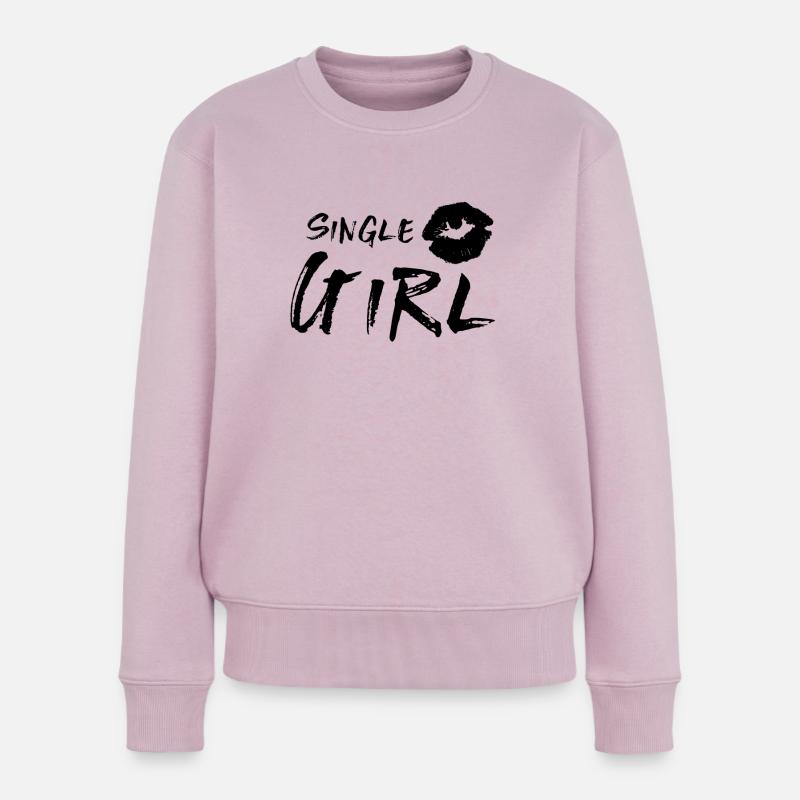 Fille unique - Pull Premium bio Femme - rose poudré