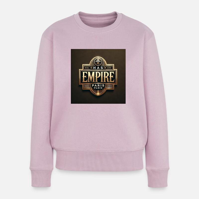 HAS EMPIRE PARIS - Pull Premium bio Femme - rose poudré