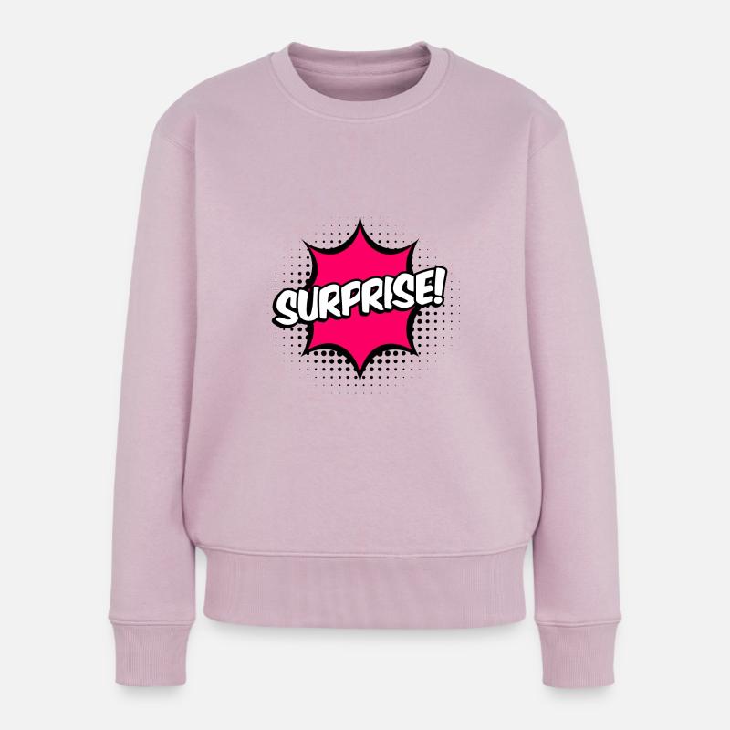 ÜBERRASCHUNG! - Frauen Premium Bio Pullover - Altrosa
