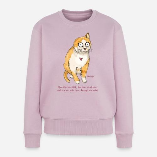 Der orangefarbene Kater - Frauen Premium Bio Pullover