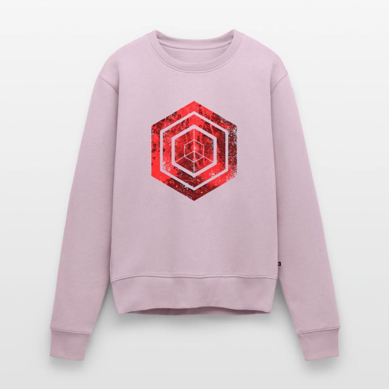hexagon programming programmer coding geometric Women's Premium Organic Jumper