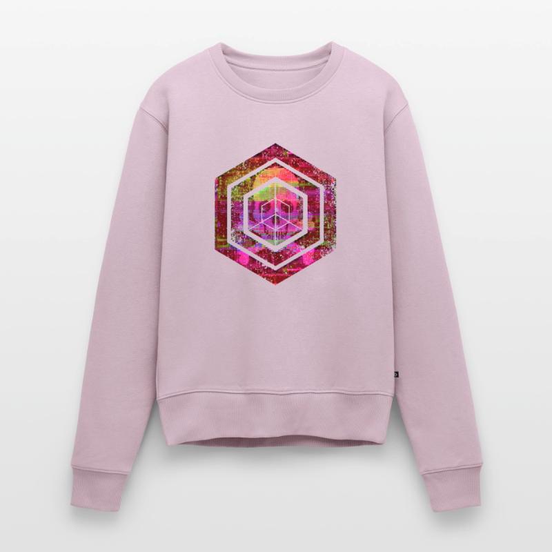hexagon programming programmer coding geometric Women's Premium Organic Jumper