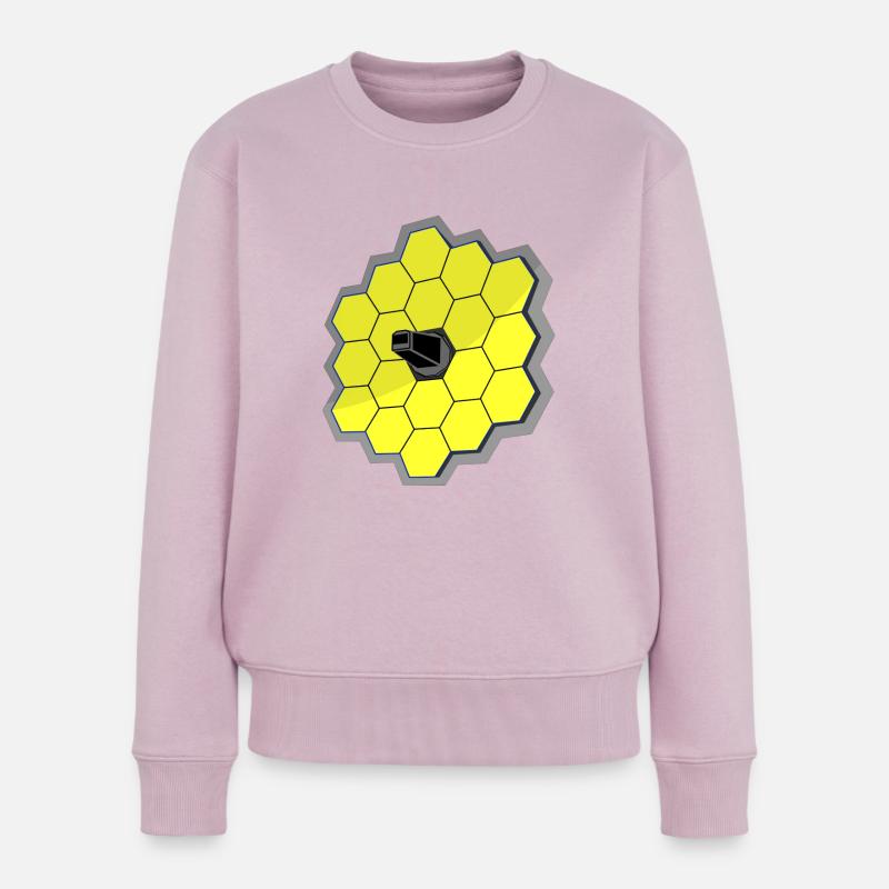 Das Teleskop - Frauen Premium Bio Pullover - Altrosa