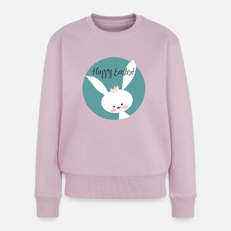Happy Easter - Frauen Premium Bio Pullover - Altrosa
