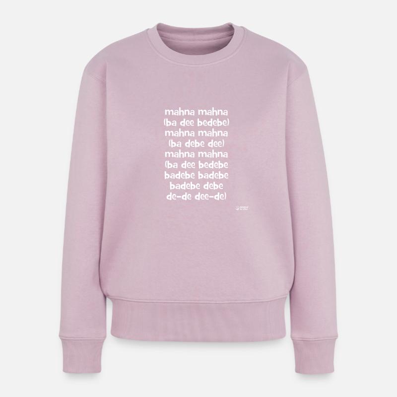 Mahna Mahna (BA Dee Bedebe) - Frauen Premium Bio Pullover - Altrosa