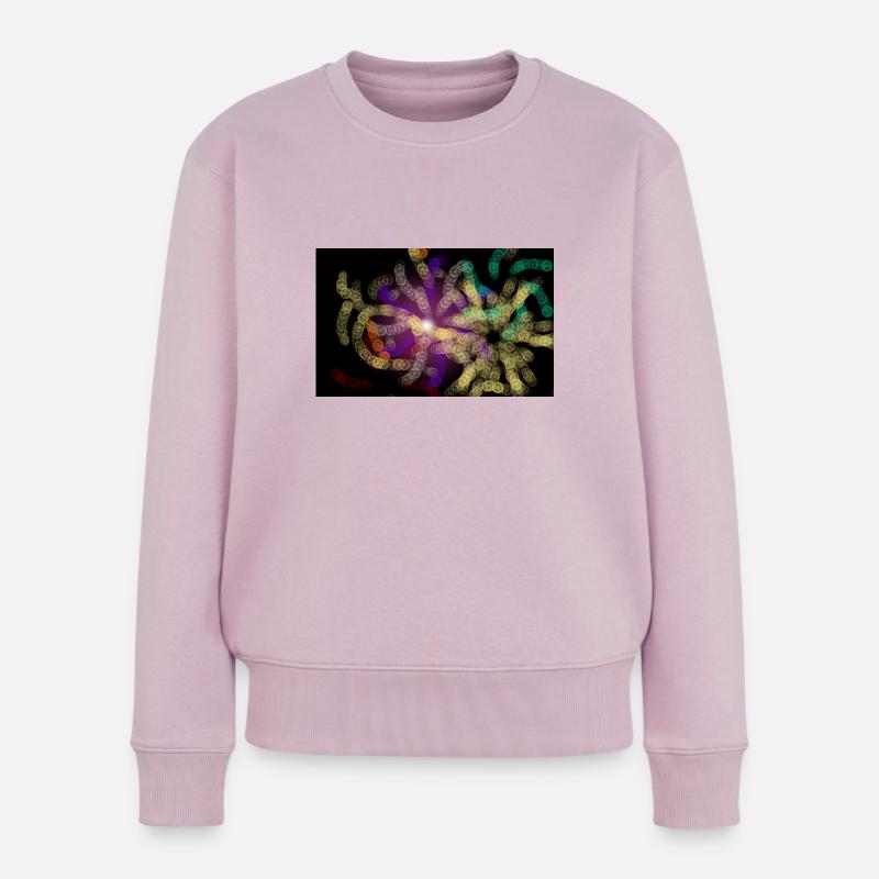 Feuerwerk - Frauen Premium Bio Pullover - Altrosa