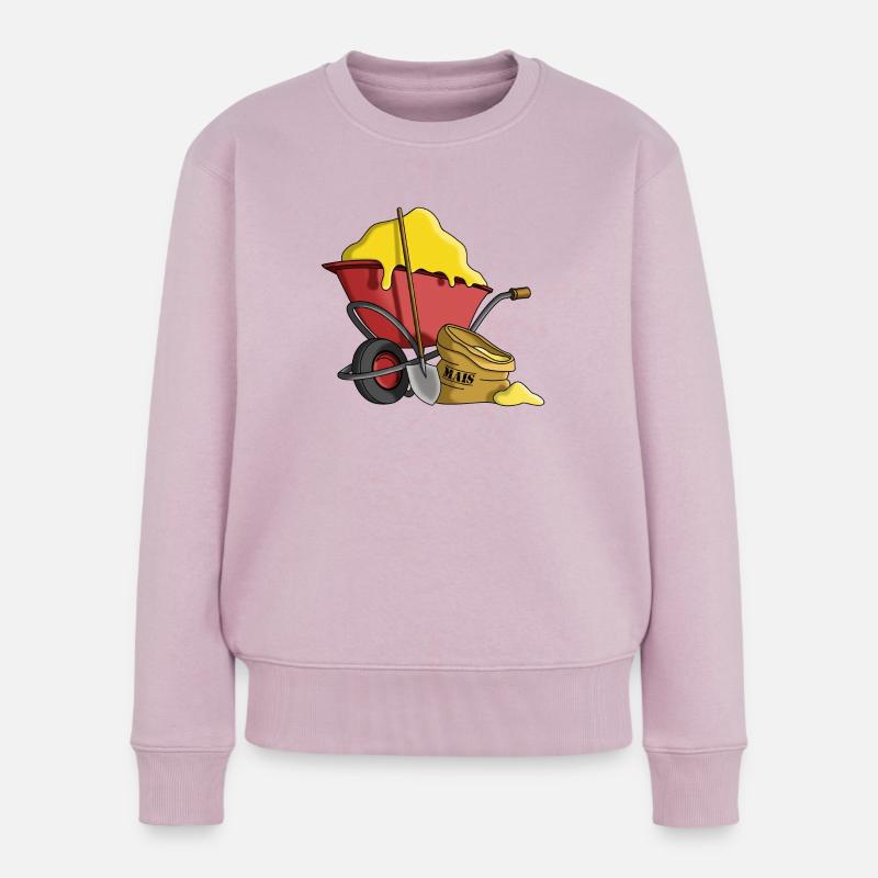 Polenta in Bràche - Frauen Premium Bio Pullover - Altrosa