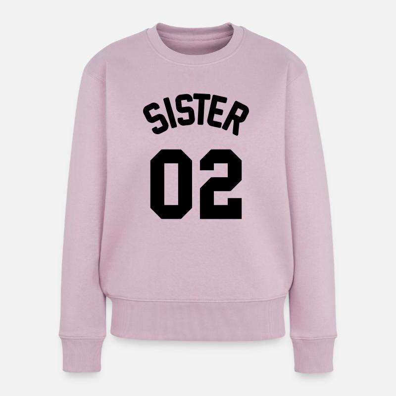 Sister 02 - Frauen Premium Bio Pullover - Altrosa