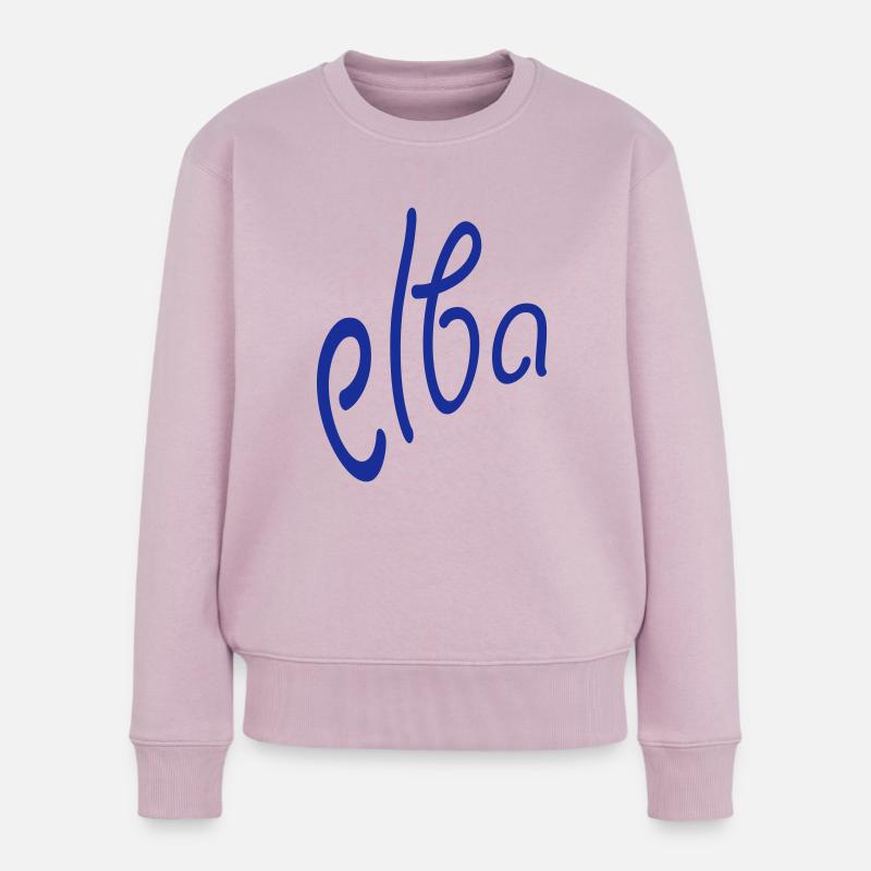 Elba - Frauen Premium Bio Pullover - Altrosa
