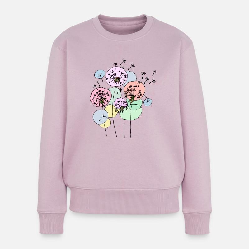 Löwenzahn - Frauen Premium Bio Pullover - Altrosa