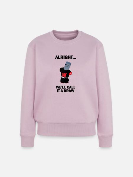 Der schwarze Ritter - Frauen Premium Bio Pullover - Altrosa