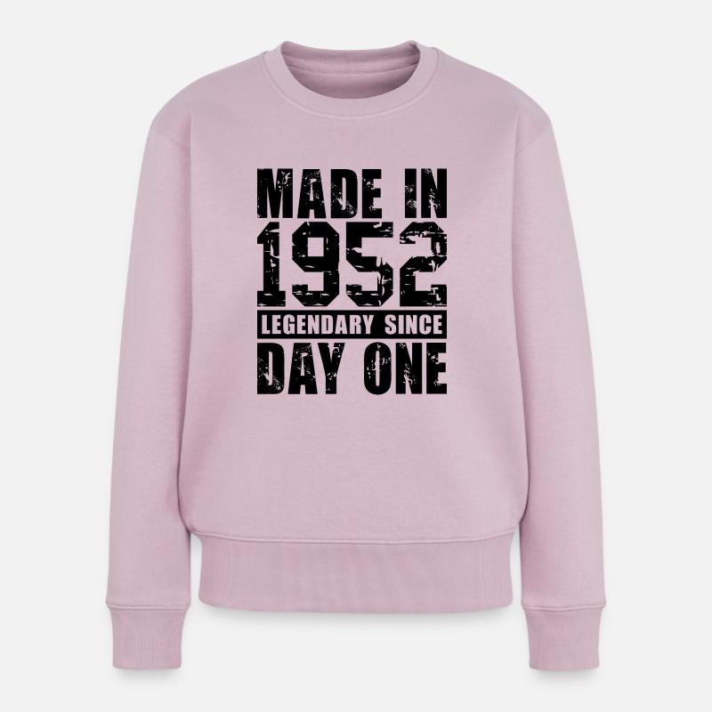 Hergestellt 1952, legendär seit dem ersten Tag - Frauen Premium Bio Pullover - Altrosa