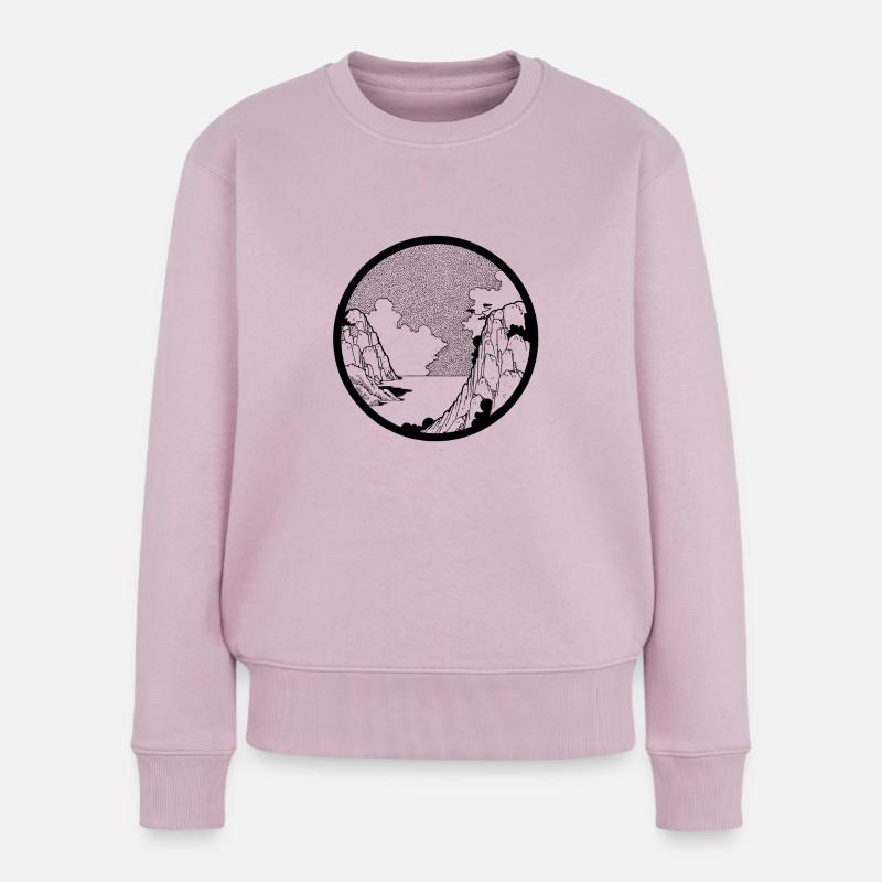 185 - Frauen Premium Bio Pullover - Altrosa