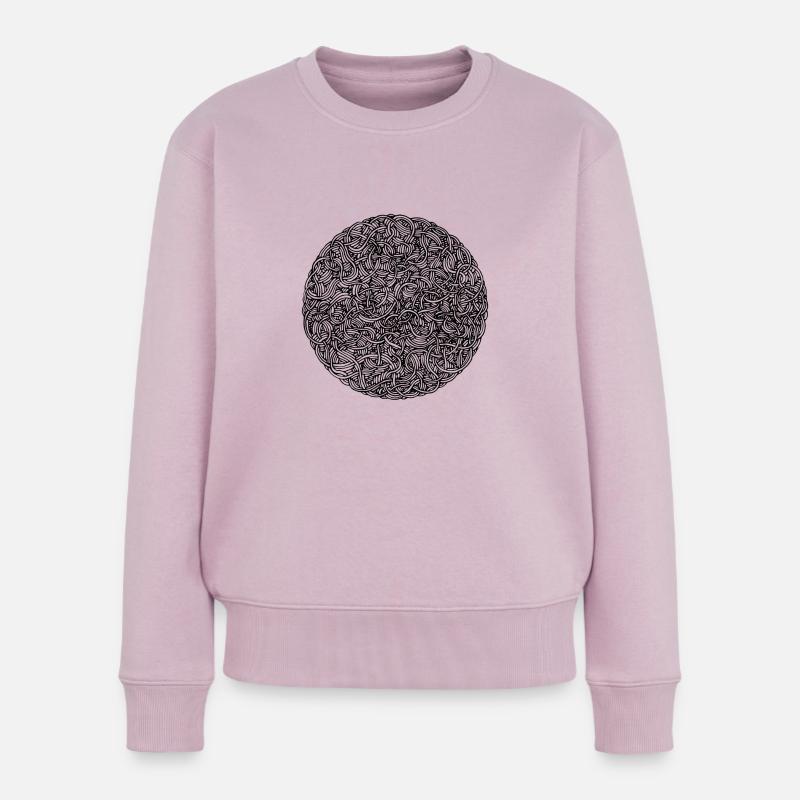 11 - Pull Premium bio Femme - rose poudré