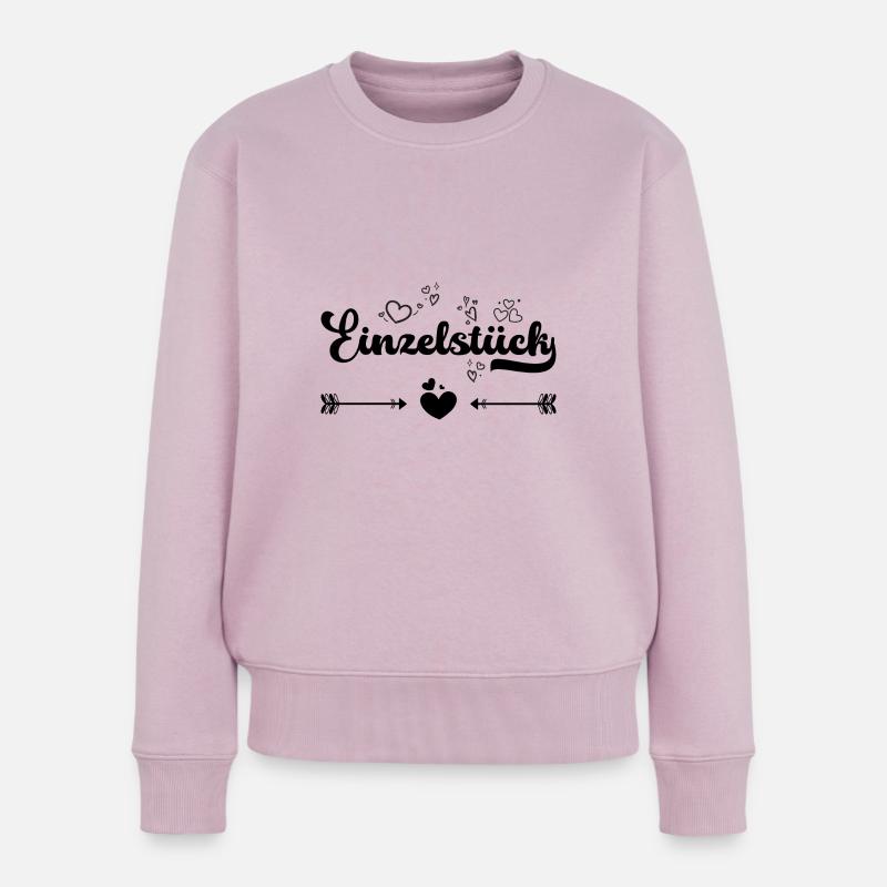 Einzelstück - Frauen Premium Bio Pullover - Altrosa
