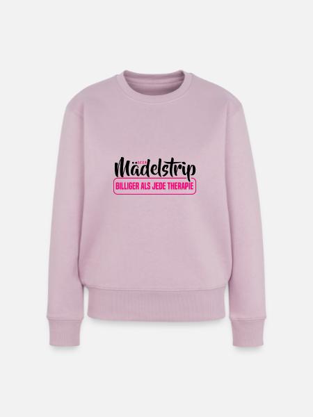 Mädelstrip 2024 Girls Trip Mädelstour Mädlstrip - Frauen Premium Bio Pullover - Altrosa