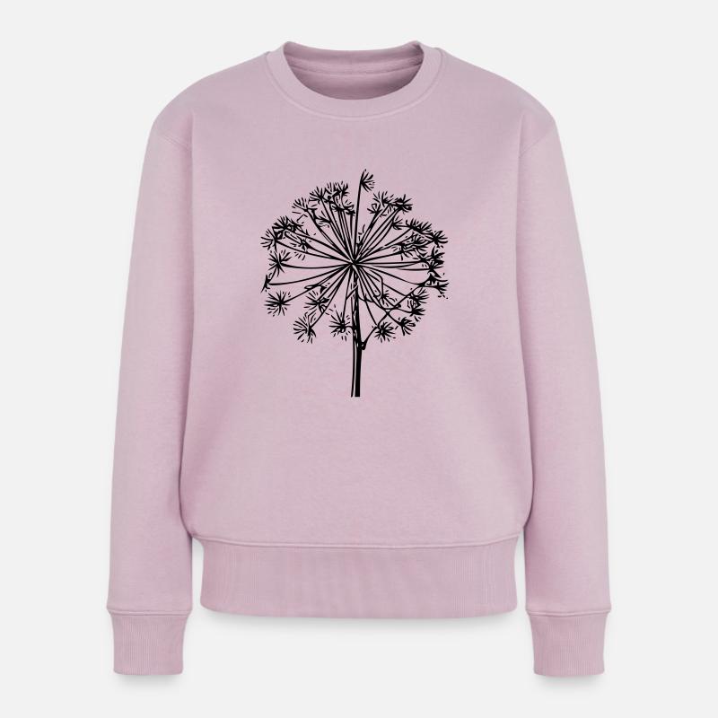 Pusteblume - Frauen Premium Bio Pullover - Altrosa
