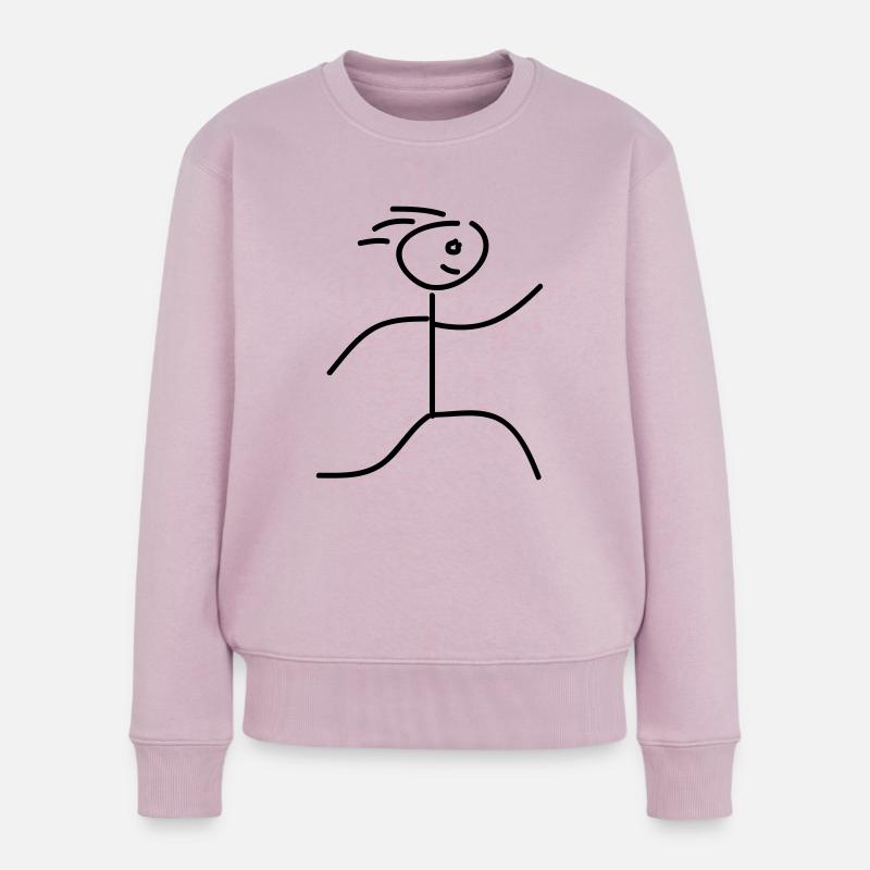run_peopel_run2 - Frauen Premium Bio Pullover - Altrosa