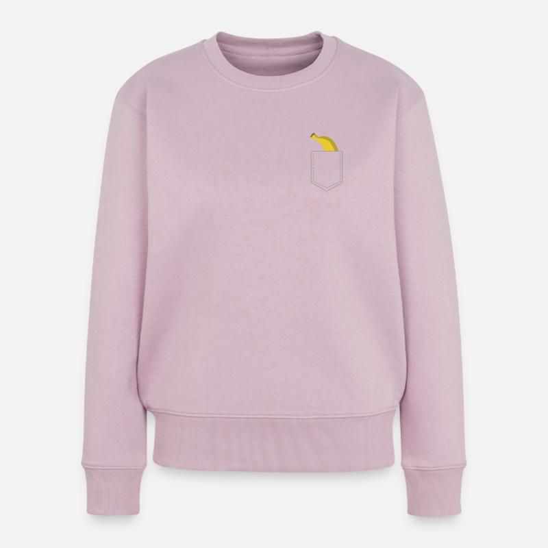 Banane - Frauen Premium Bio Pullover - Altrosa