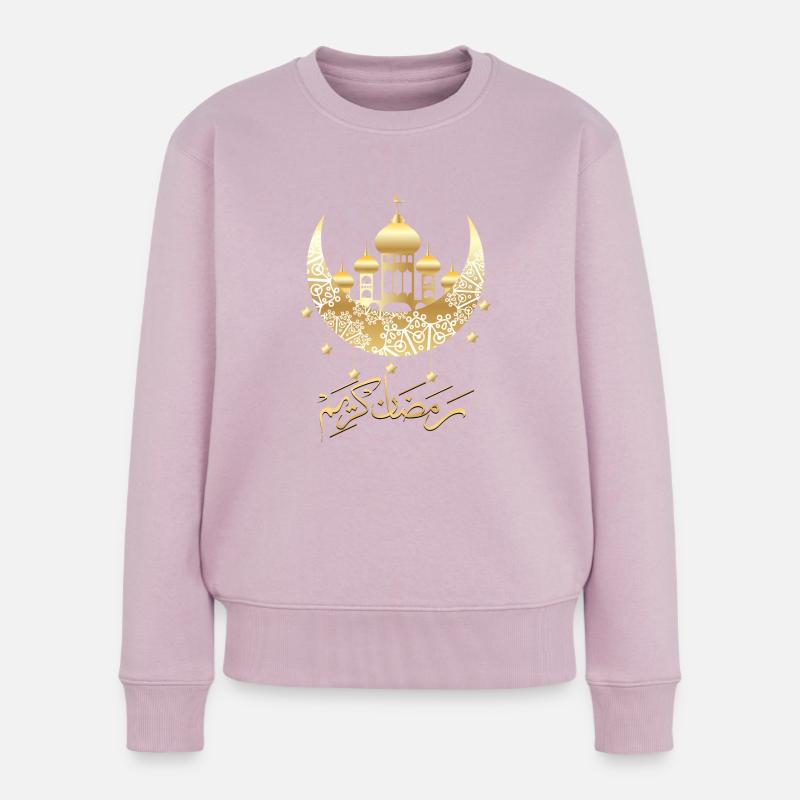 Ramadan Karim 1 - Frauen Premium Bio Pullover - Altrosa